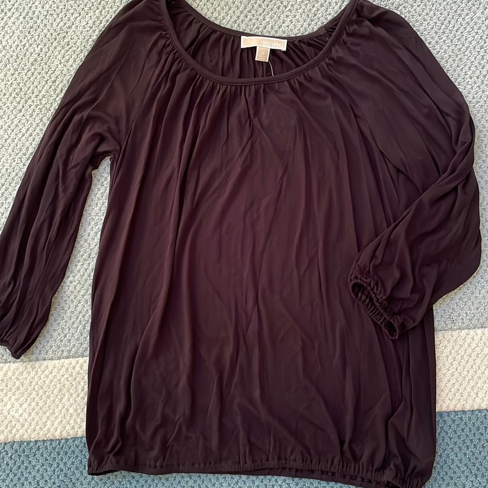 Michael Kors black knit Top New With Tags
